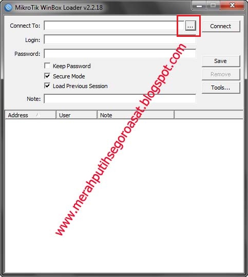 Merah Putih Segoroasat Menyembunyikan Ip Dan Mac Address Mikrotik Dari Scan Winbox