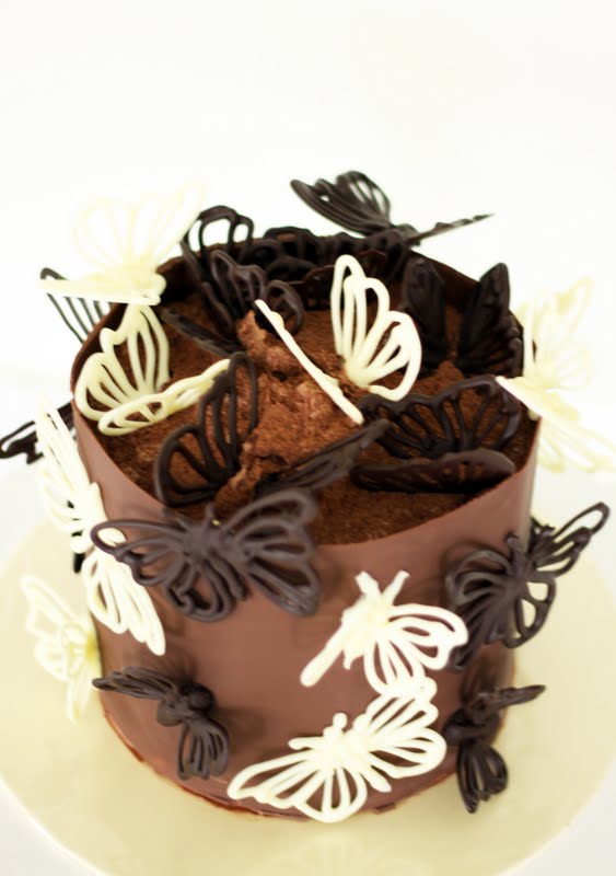 Sweet Art Cakes by Milbreé Moments Butterfly chocolate cake