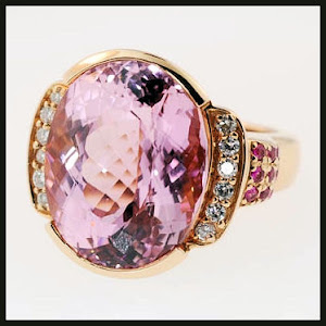 RETRO KUNZITE RING