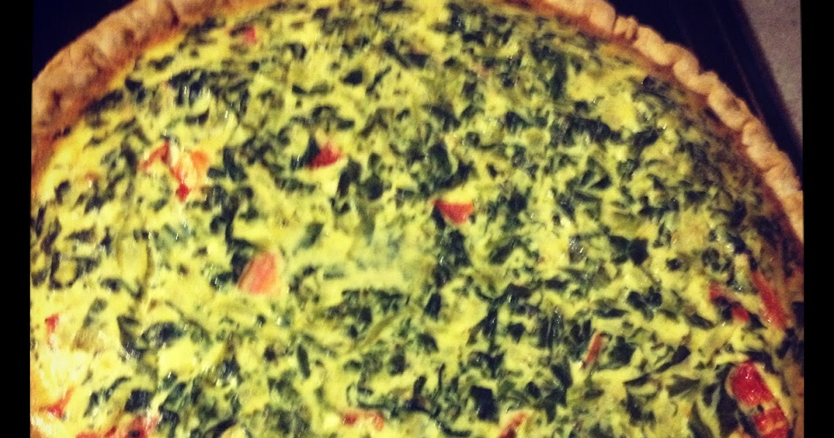The Delicious Bite Spinach, Feta, and Red Pepper Quiche