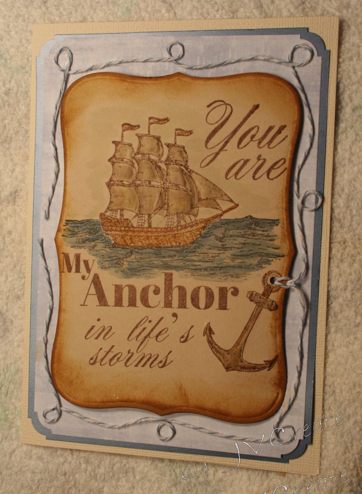 JVCreate Heartfelt Creations My Anchor Card