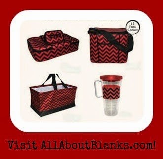 Chevron Garnet & Black Design Custom Embroidery Items