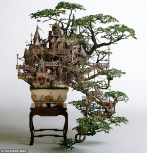 kamar-asik.blogspot.com - Seniman jepang ciptakan kreasi bonsai unik
