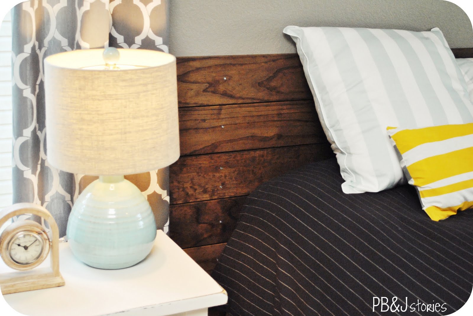 PBJstories DIY Wood Headboard Tutorial