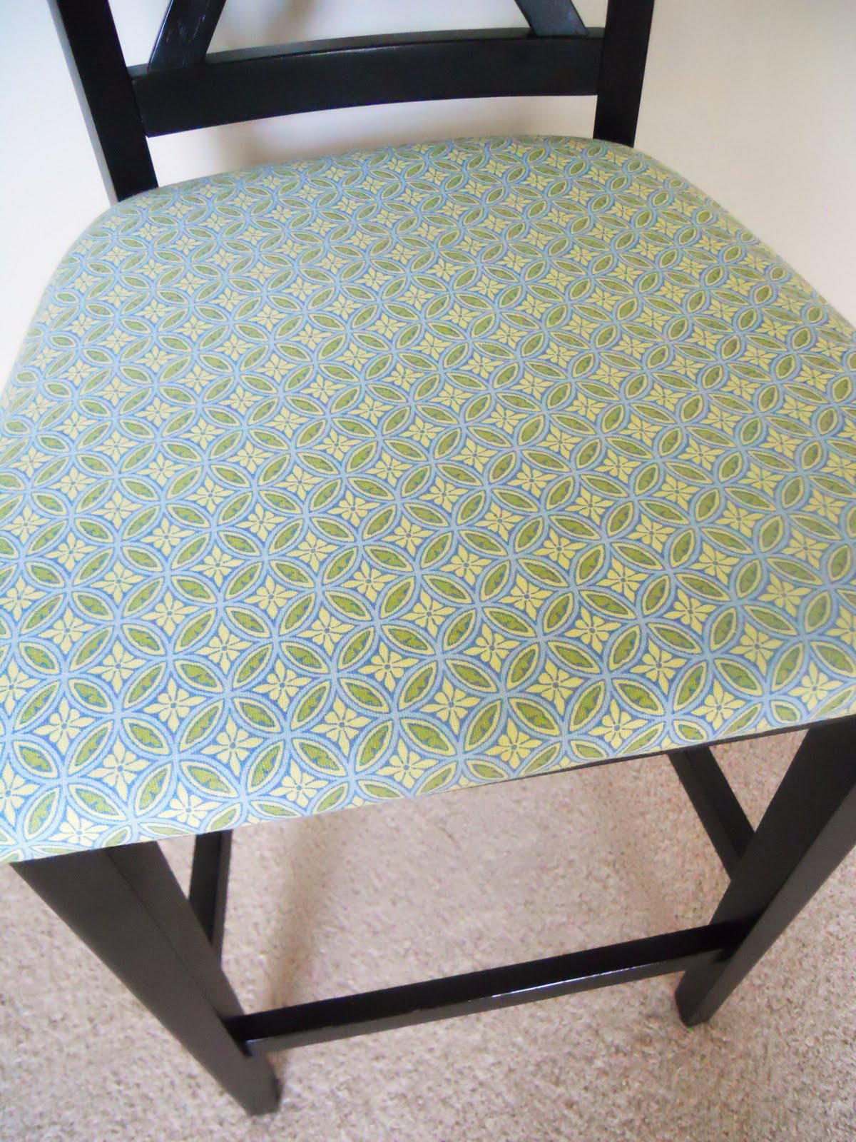 How to Reupholster Kitchen Chairs Delightfully Noted