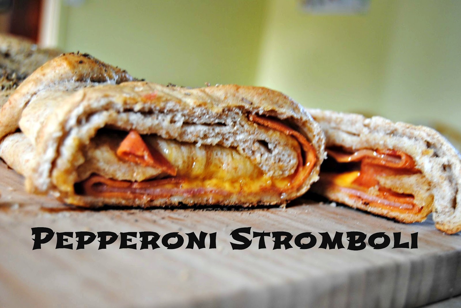 Kate's Kitchen Pepperoni Stromboli