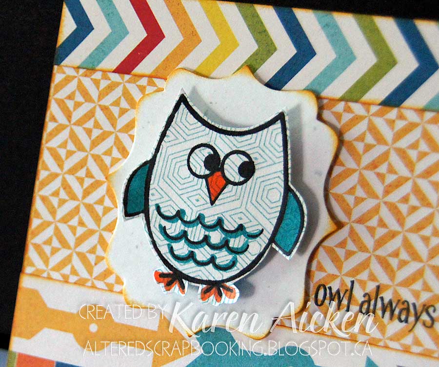 Altered Scrapbooking Sweet Owl Love Notes