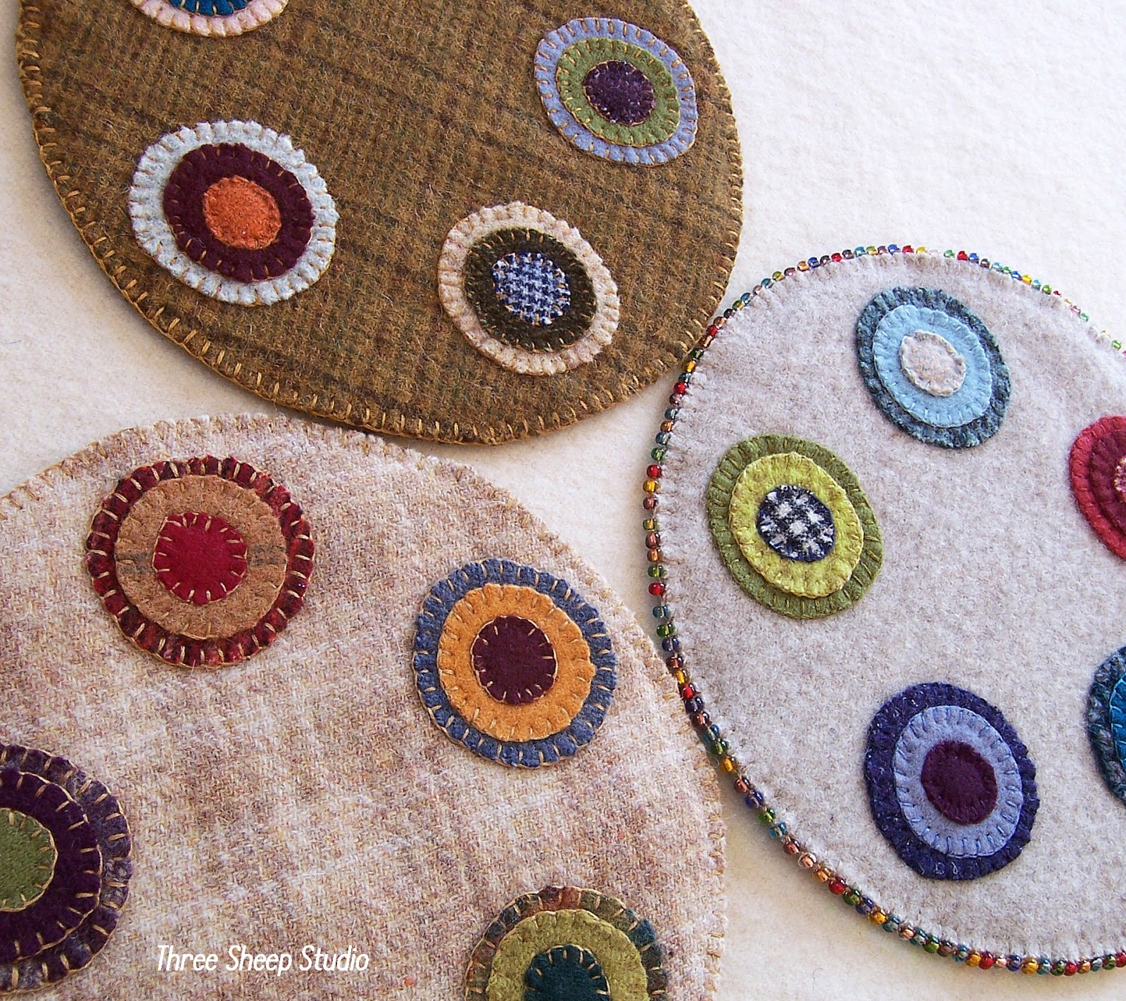 Three Sheep Studio Penny Rug Mat...