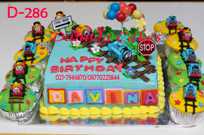 DaniQa Cake and Snack: Kue Ulang tahun & cupcake Thomas n friends