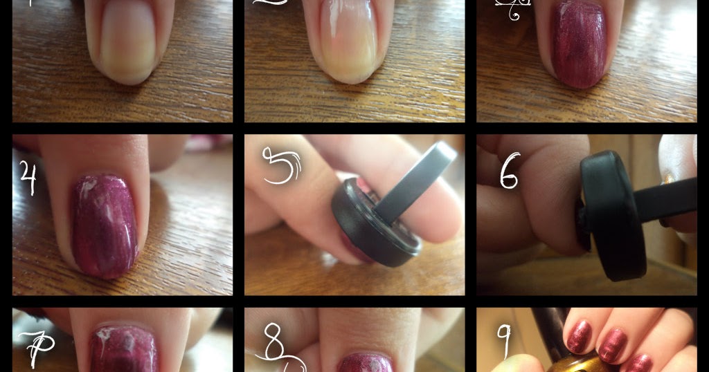9. Magnetic nail art tutorial - wide 1