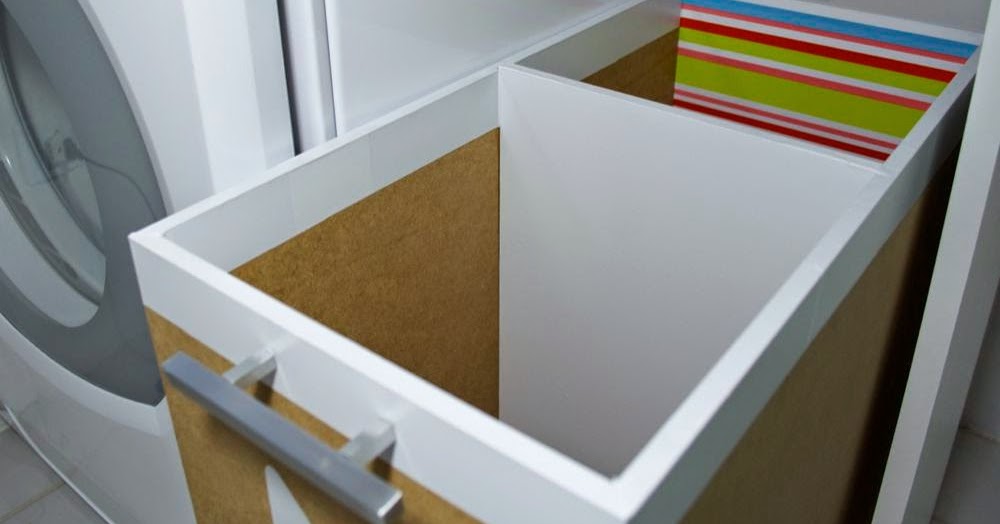 Tu Organizas.: Cesto de roupas na lavanderia