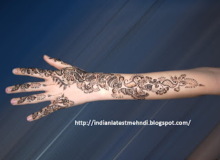 indian plain mehndi designs 2013 for arms