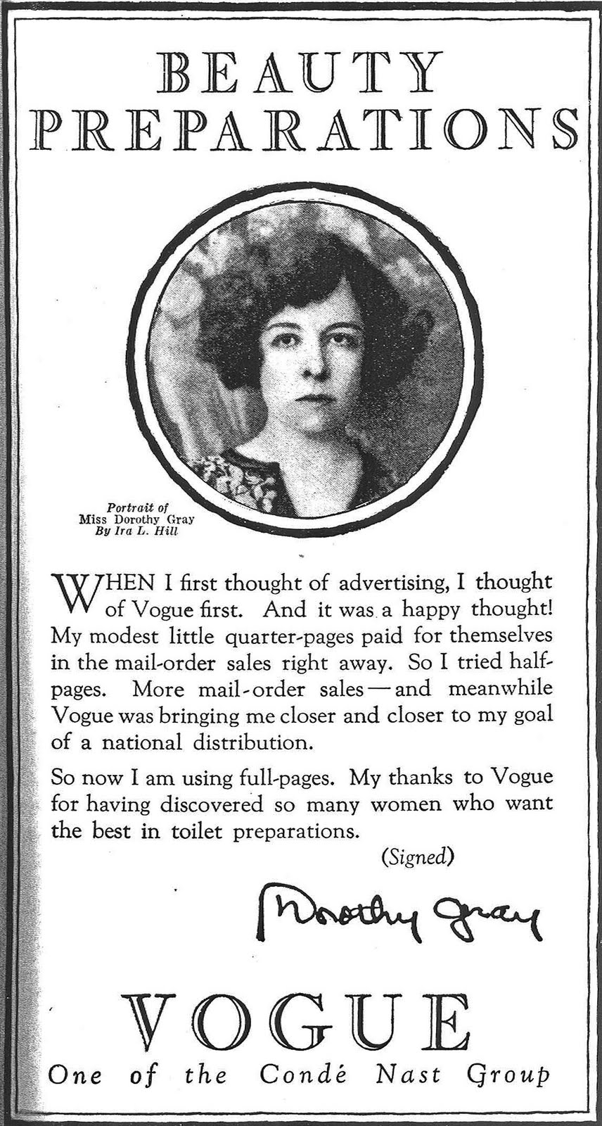 The History of Dorothy Gray 19161935 The Early Years Collecting