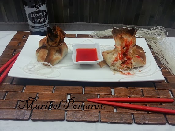 Saquitos, Rollitos Chinos Ligeros En Olla Programable.
