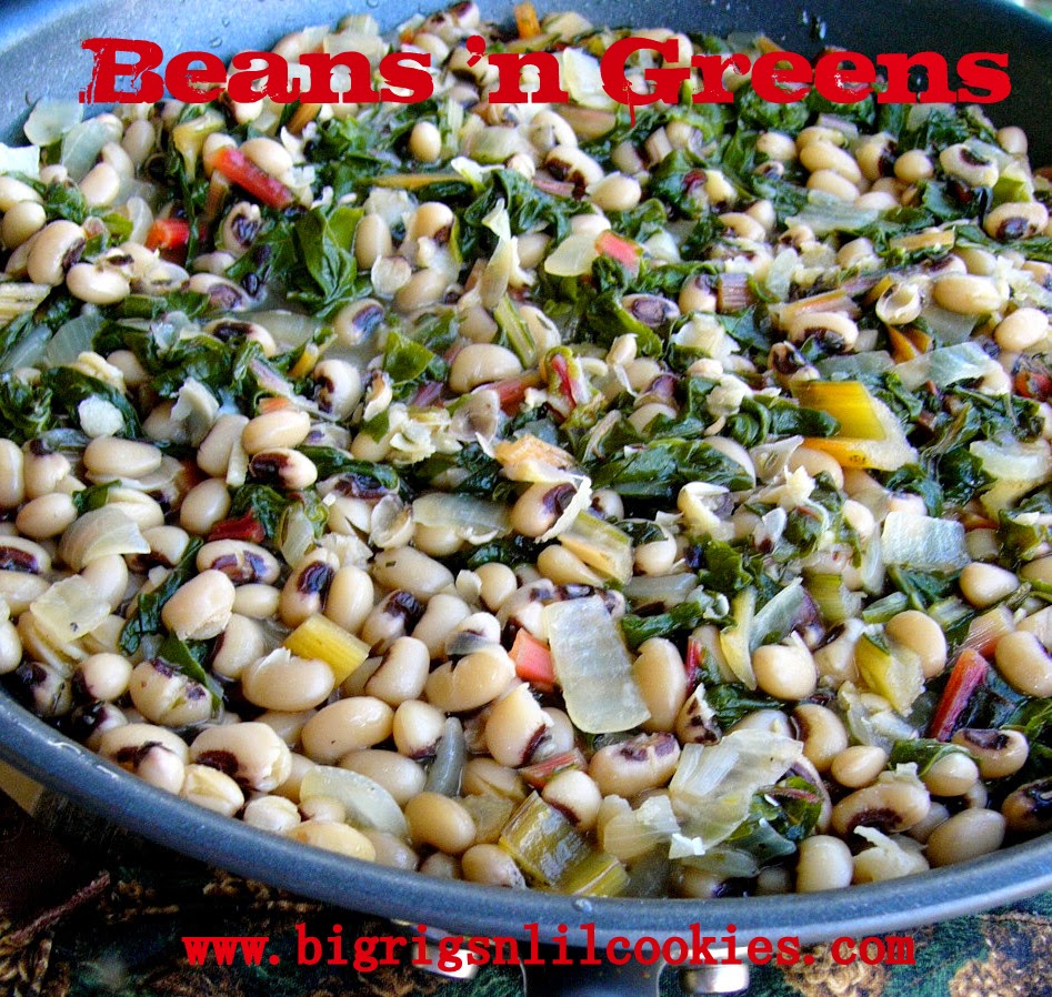 Big Rigs 'n Lil' Cookies Beans 'n Greens (with Swiss Chard)