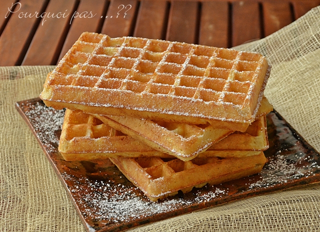 Pourquoi Pas Gaufres Legeres Et Croustillantes