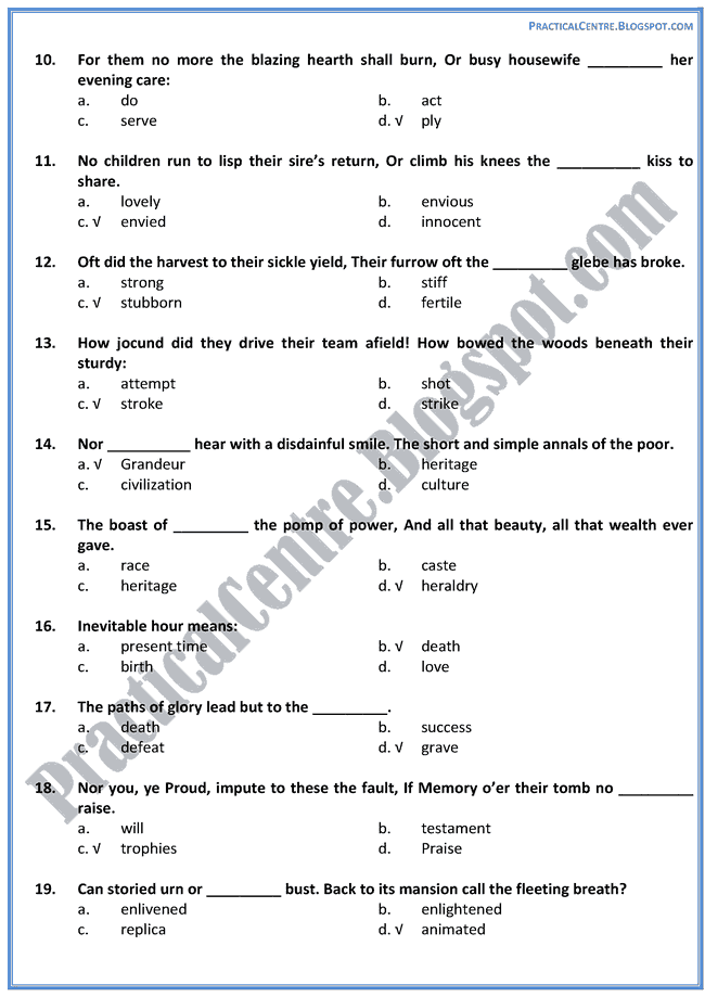 A-Country-Churchyard-Poem-MCQs-English-XII