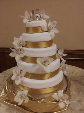 5 Tier Quinceanera Cake