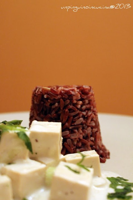 tofu in salsa di cocco e zenzero