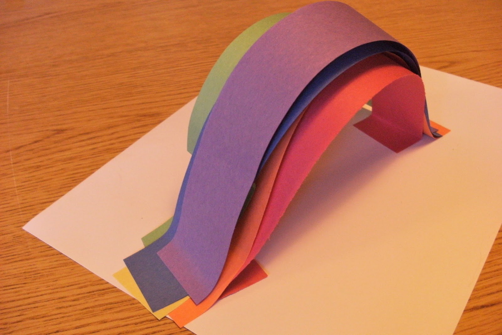 Ms. Sara's Preschool Blog: 3D Rainbows