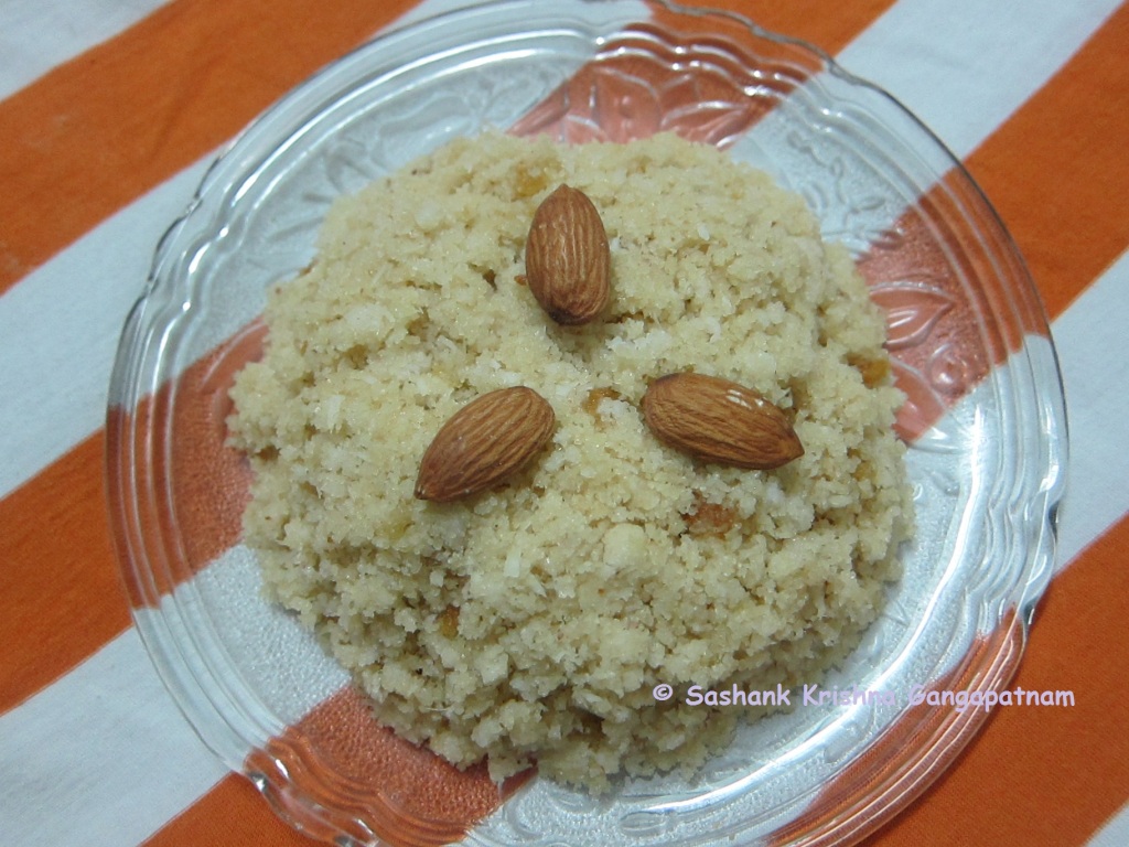 Sweet Rice flour Puttu (Pittu) recipe