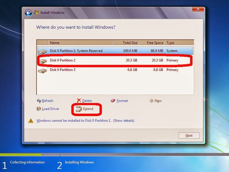 System Reserved Menghilangkan System Reserved