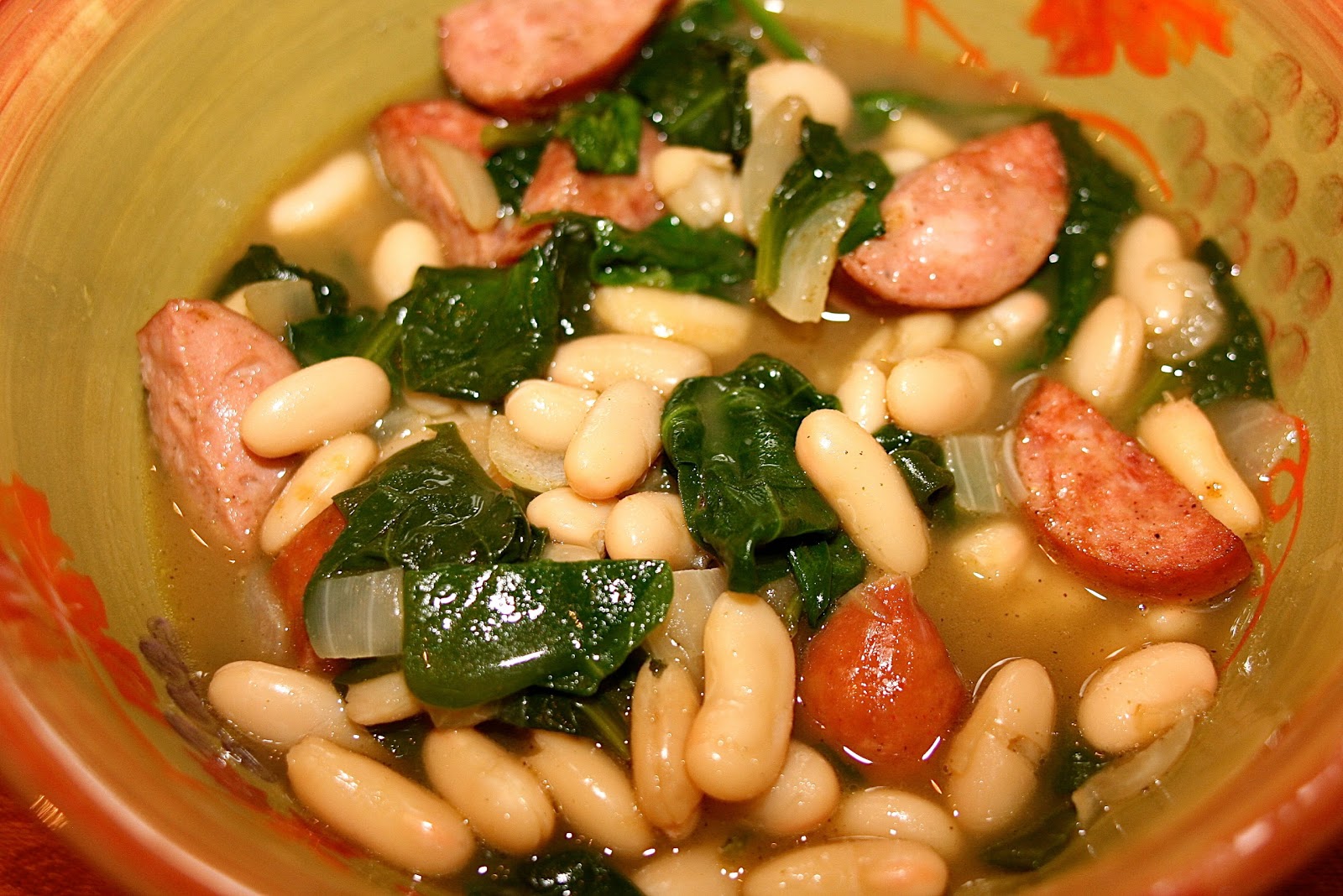 Sausage & White Bean Stew Foodie Friday Simple Living and Eating
