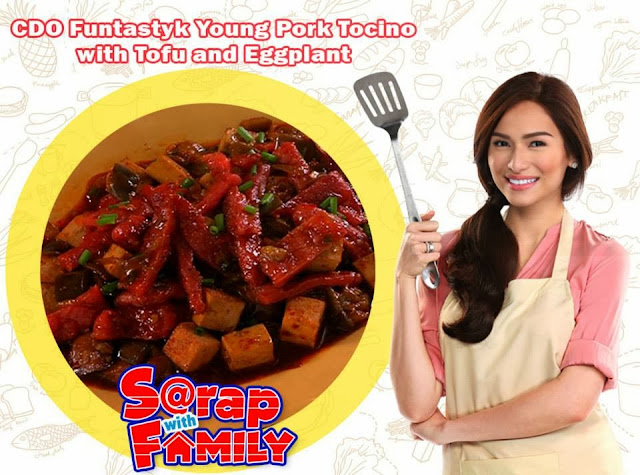 CDO Funtastyk Young Pork Tocino with Tofu and Eggplant Recipe