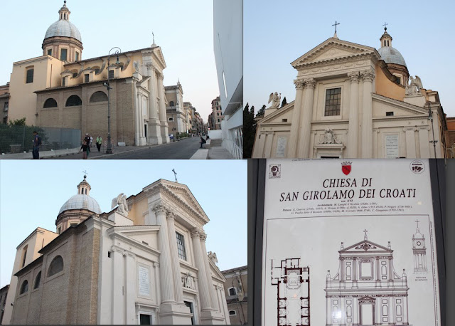 Chiesa di San Girolamo dei Croati, an Italian Church in Rome, Italy Chiesa di San Girolamo dei Croati, an Italian Church in Rome, Italy