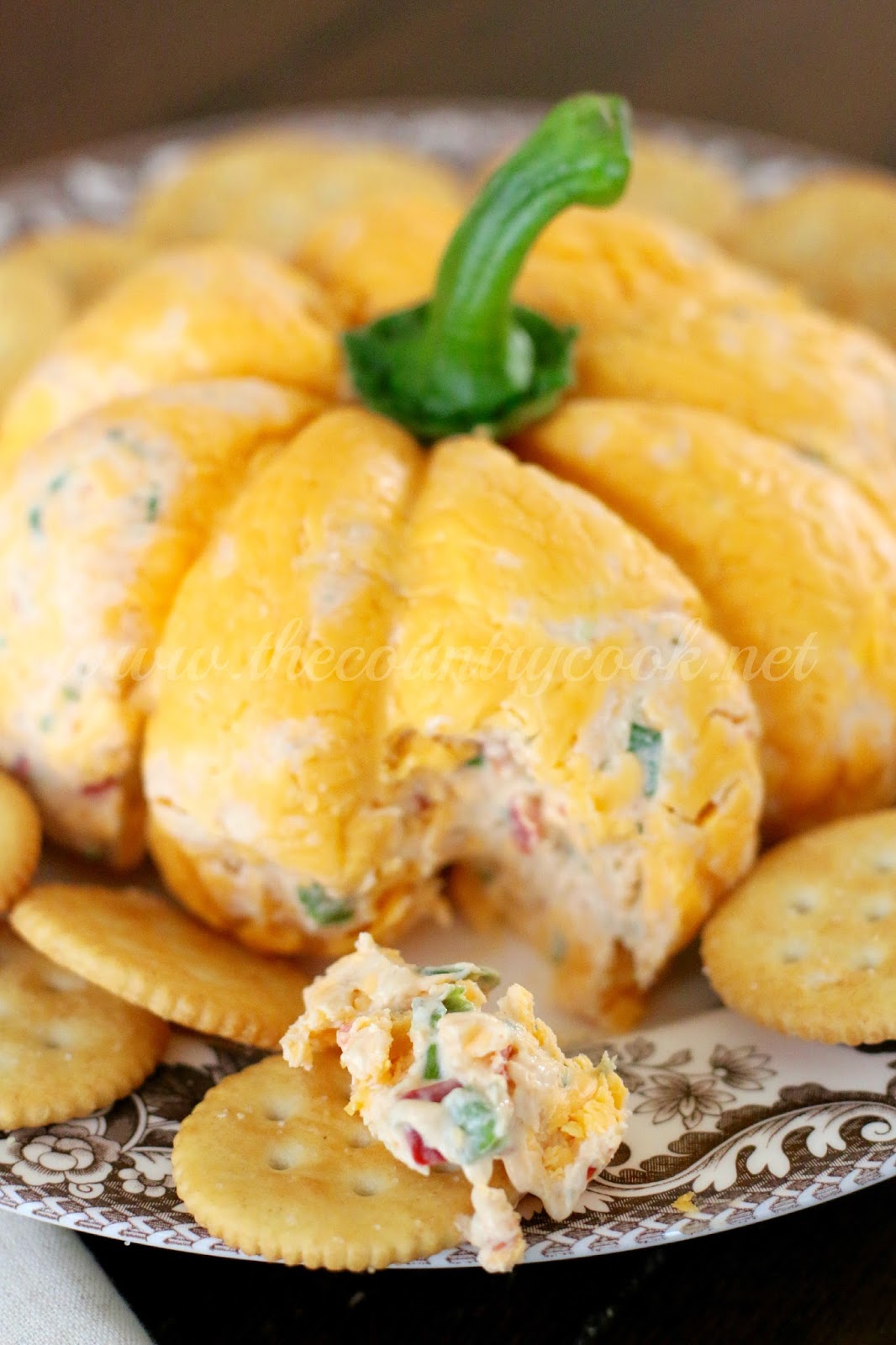 PumpkinShaped Cheese Ball The Country Cook