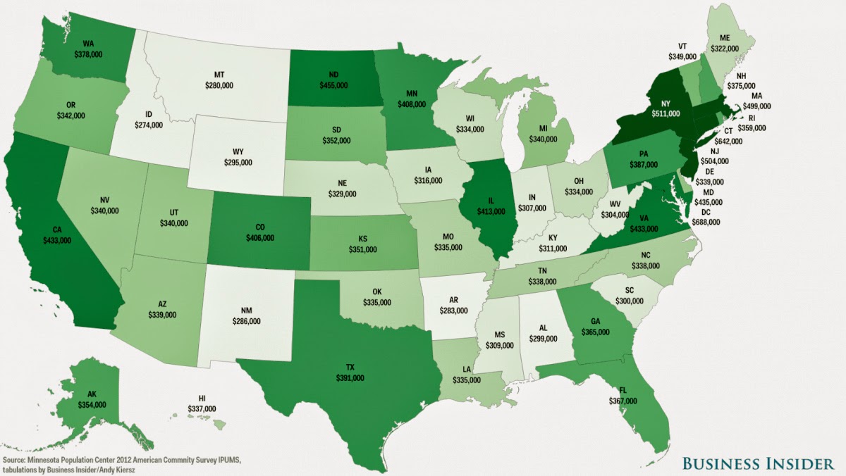 produced the statistics that showed the amount of annual income needed by a household to be in the top 1 of the income population in each state produced the statistics that showed the amount of annual income needed by a household to be in the top 1 of the income population in each state