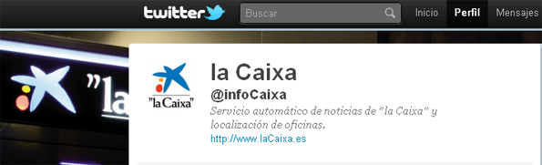 @infoCaixa, ”la Caixa” a Twitter
