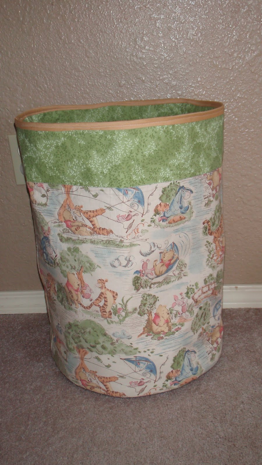 Cottage Country Charms Fabric Toy Bin and Other Handmade Baby Gifts