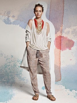 H&M Conscious primavera verano 2014 pantalón top H&M Conscious primavera verano 2014 pantalón top
