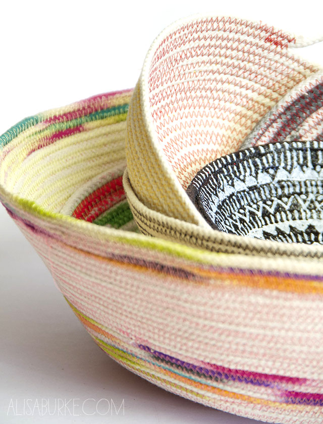 alisaburke coil basket DIY