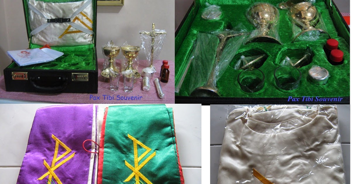 pax tibi souvenir koper set alat misa pax tibi souvenir koper set alat misa