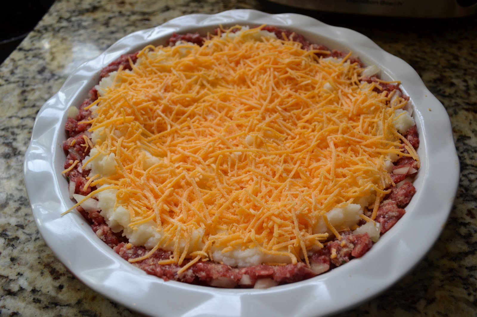 Cook at your own Whisk! Ground Beef and Twice Baked Potato Pie
