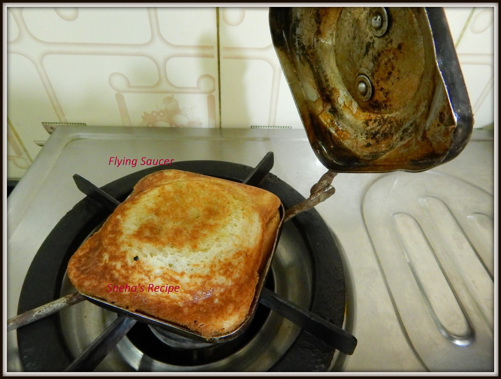 FLYING SAUCER TOASTER SANDWICH Sneha's Recipe