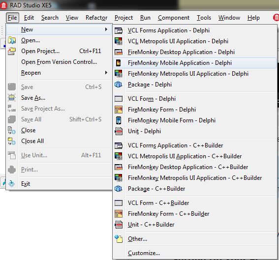 Membuat Aplikasi Android Delphi Xe5 | membuat aplikasi android dengan delphi xe 5 bagian 1 Membuat Aplikasi Android Delphi Xe5 | membuat aplikasi android dengan delphi xe 5 bagian 1
