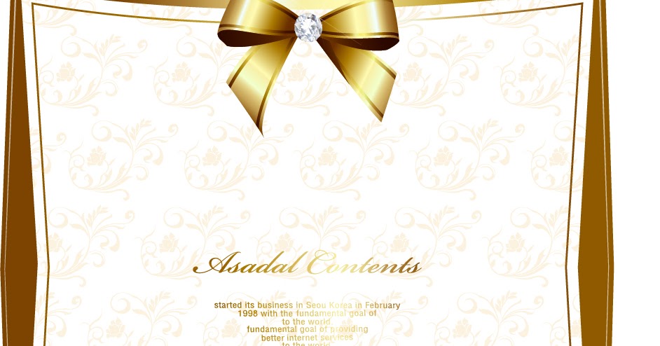 Free Vector がらくた素材庫: 豪華な金のリボン飾りフレーム gorgeous gold lace border vector イラスト素材