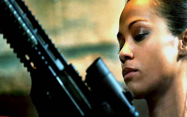Hollywood Movie World: ZOE SALDANA MOVIE COLOMBIANA - WALLPAPERS