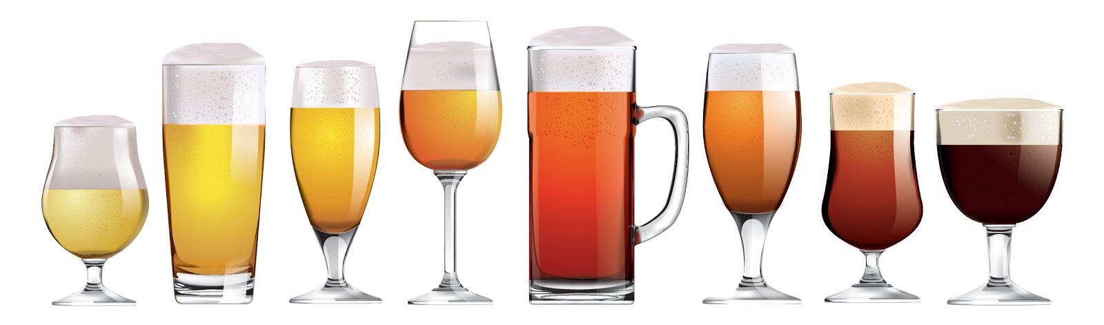 Beer Glasses For Different Beers Beer Glasses For Different Beers