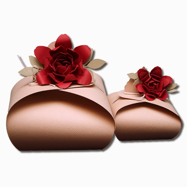 Bits of Paper Petal Boxes