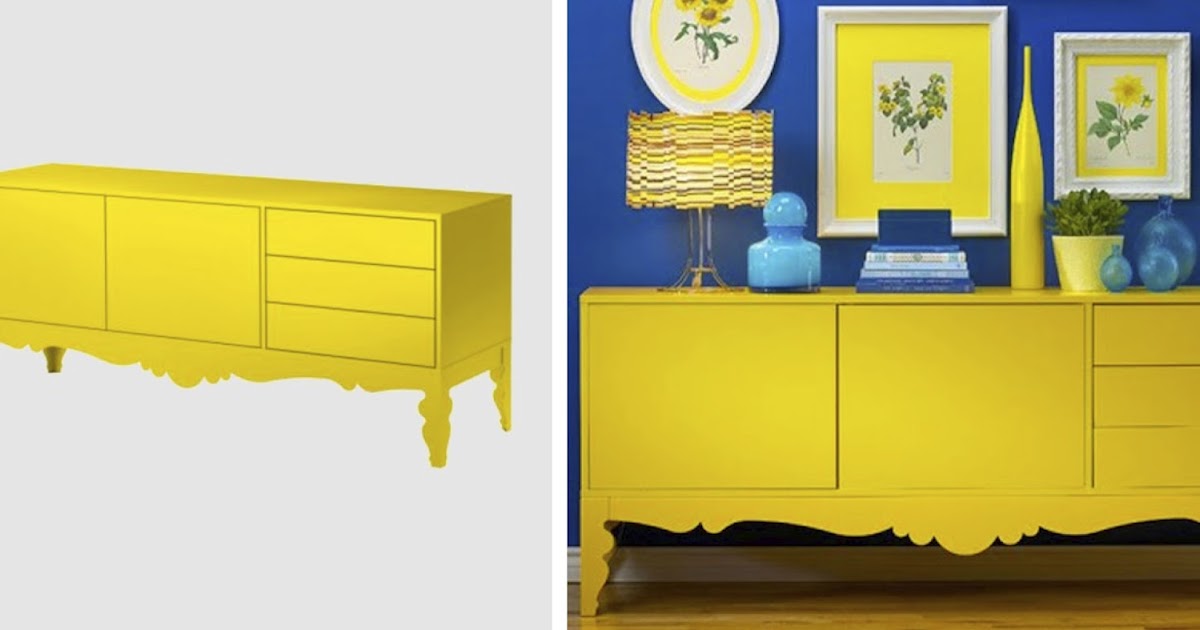 Black White Yellow Yellow Dressers