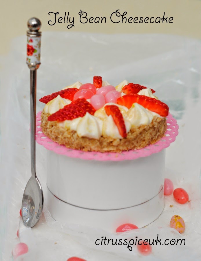 Jelly Bean Mini Cheesecakes for National Jelly Bean day 22nd April