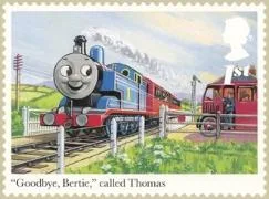 Thomas and Bertie the Bus Stamp