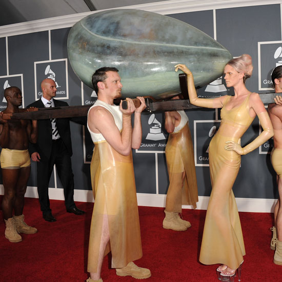 LADY GAGA EGG DRESS GRAMMYS lady gaga egg dress. LADY GAGA EGG DRESS GRAMMYS