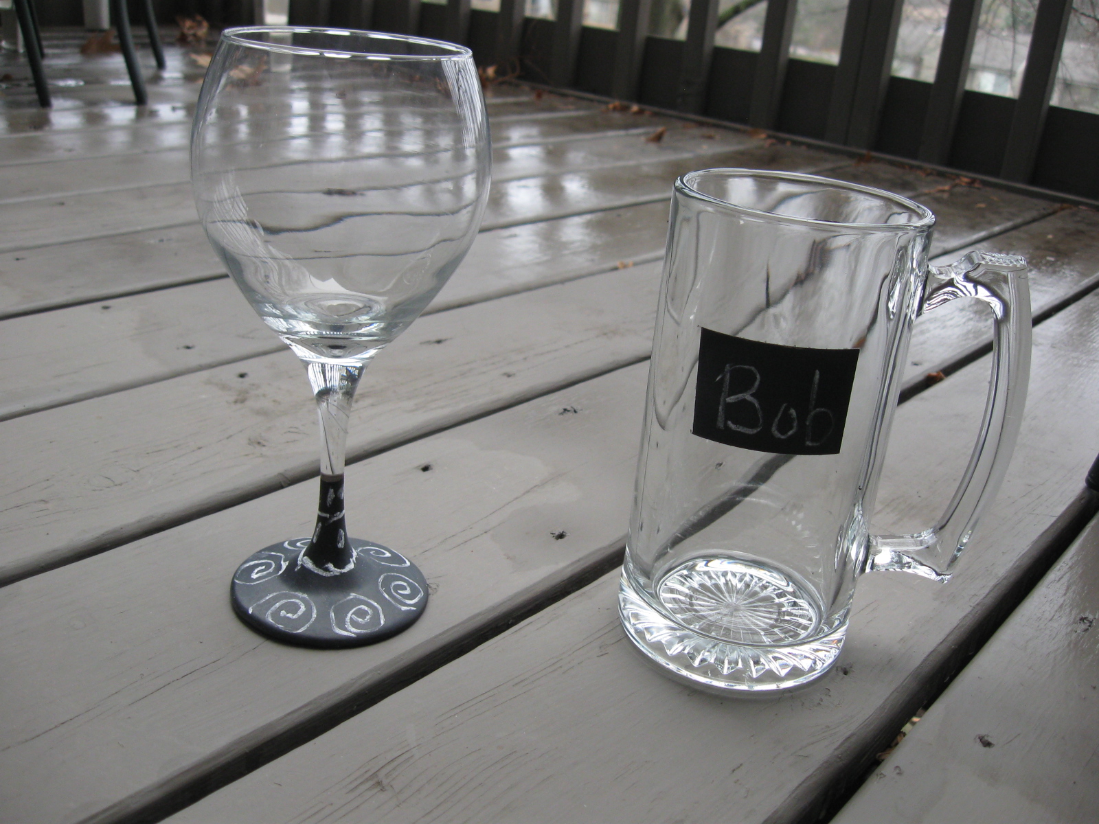 Craft Klatch ® Chalkboard Drinkware Craft Tutorial