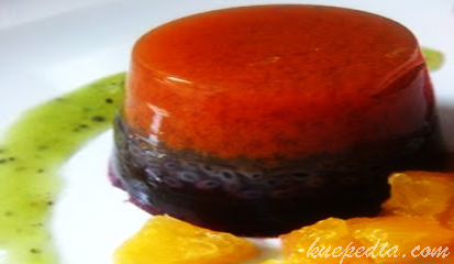 Resep Untuk Membuat Puding Sayur Dengan Saus Kiwi Puding Sayur Dengan Saus Kiwi