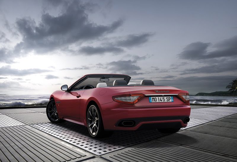 Maserati+grancabrio+red